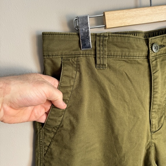 Old Navy Womens M-TALL OG Chino Casual High-Rise Pant Olive Green Campus Office - Picture 4 of 15